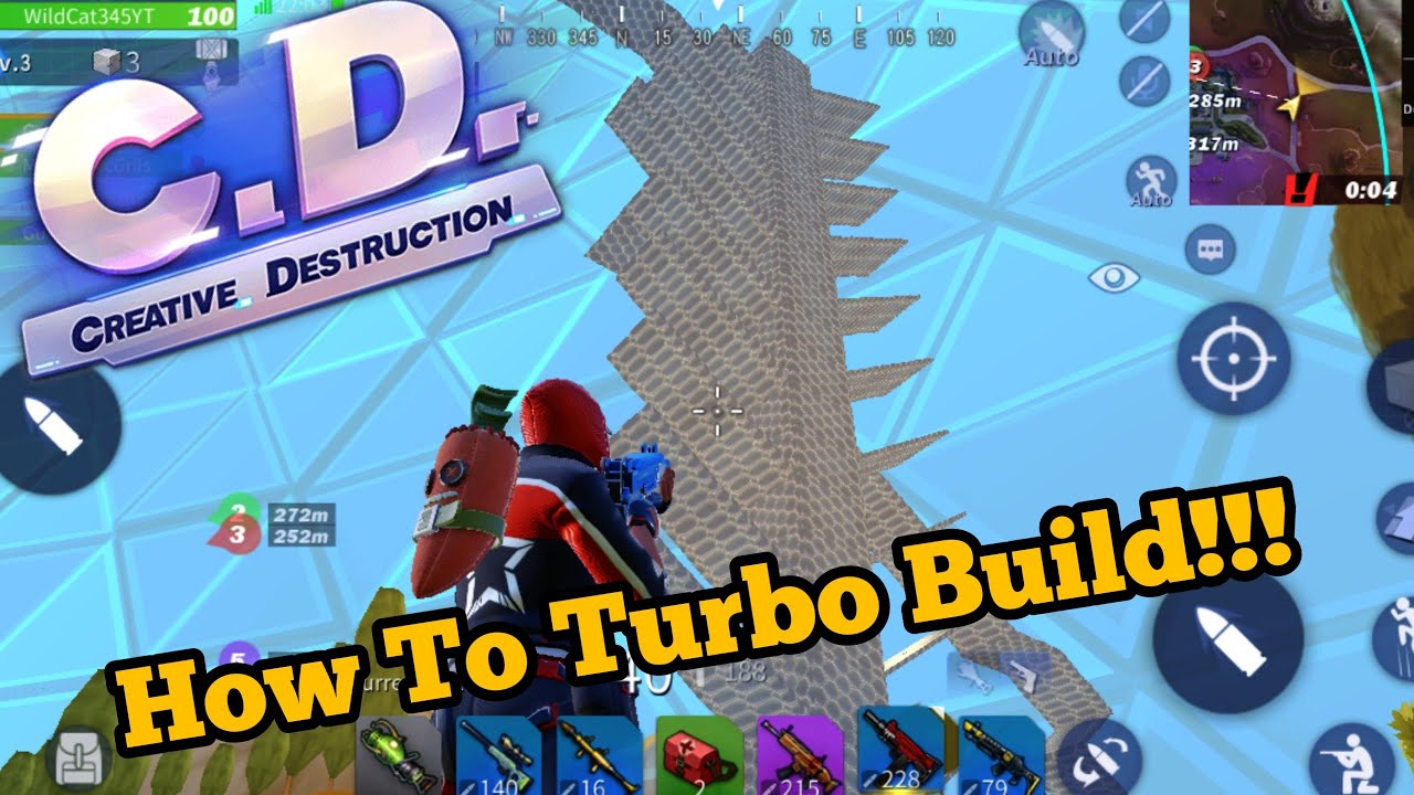 How To Turbo Build In Creative Destruction!!!