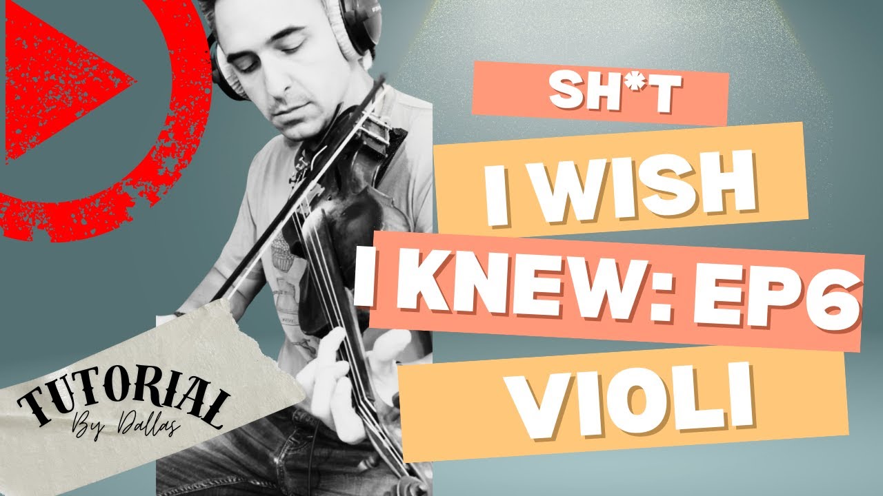SH*T I WISH I KNEW: Episode 6 - VIOLIN (NISIOTIKO) : Armenaki (TUTORIAL / BREAKDOWN / TIPS&TRICKS)