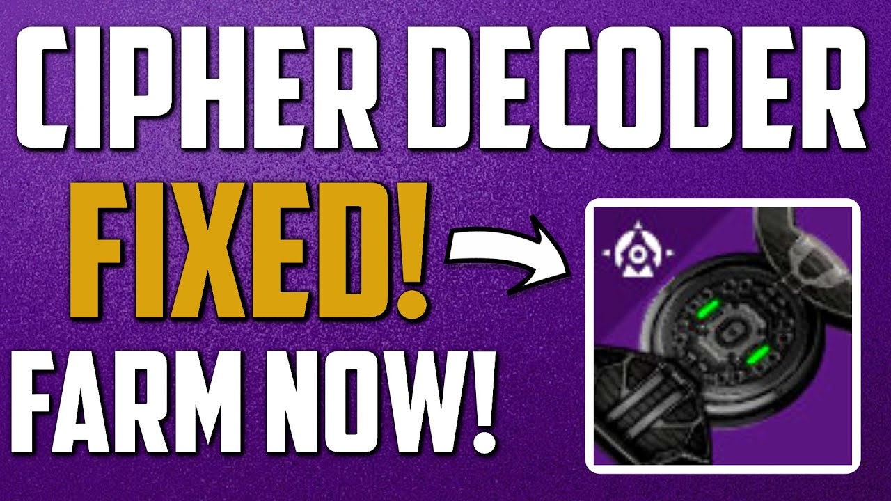 CIPHER DECODER FARM! DROP RATES FIXED! Festival of the Lost!