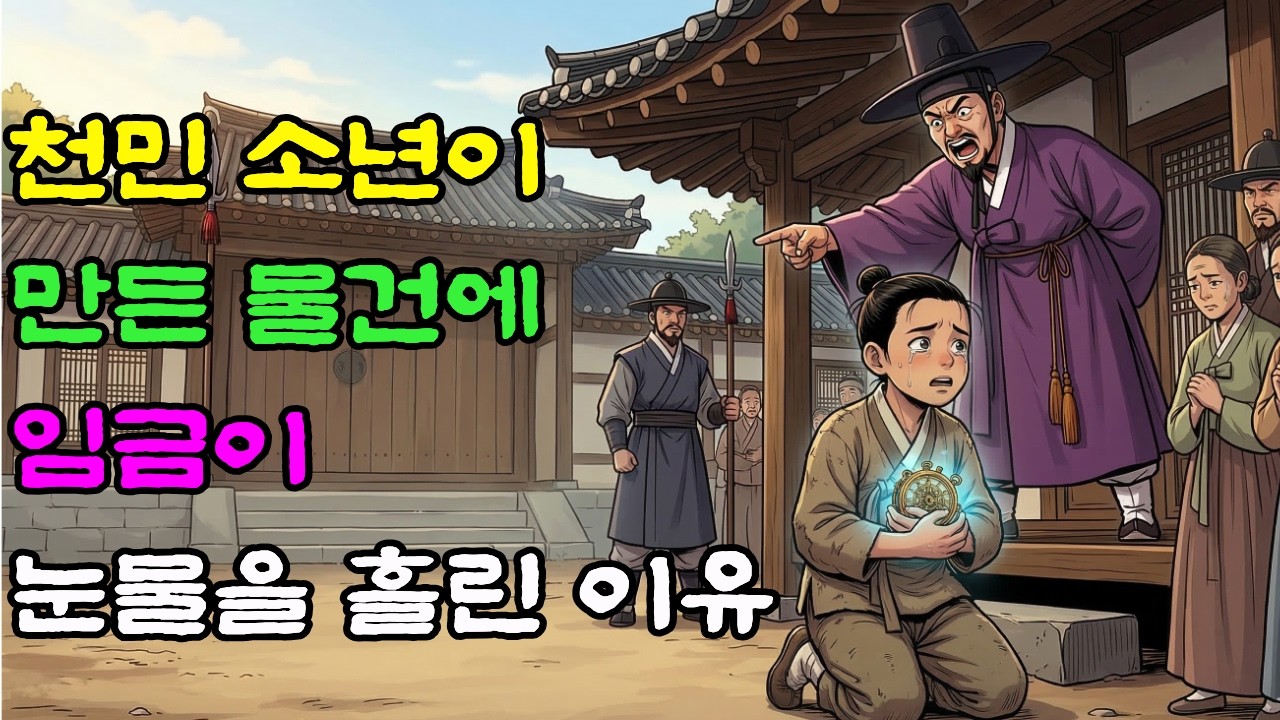 천민 소년이 만든 물건에 임금이 눈물 흘린 이유 |  #대박야담TV #야담 #옛날이야기 #조선시대 #권선징악 #설화 #민담 #전설