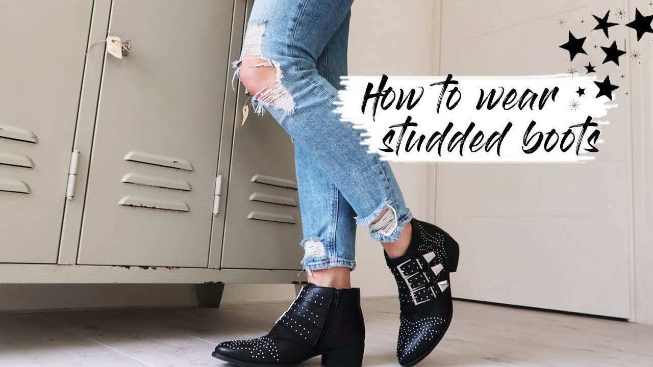How to wear - Studded ankle boots