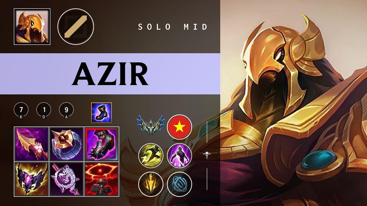 Azir Mid vs Viktor - VN Challenger Patch 26.04