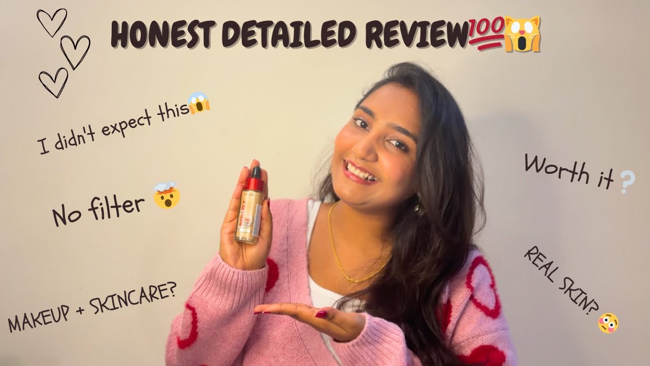 Loreal Serum Tint Foundation Review | Real Skin Test (No Filter)🤯😱 