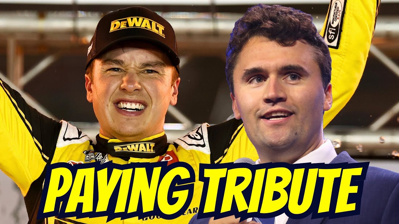 Christopher Bell & NASCAR Honor Charlie Kirk at Bristol