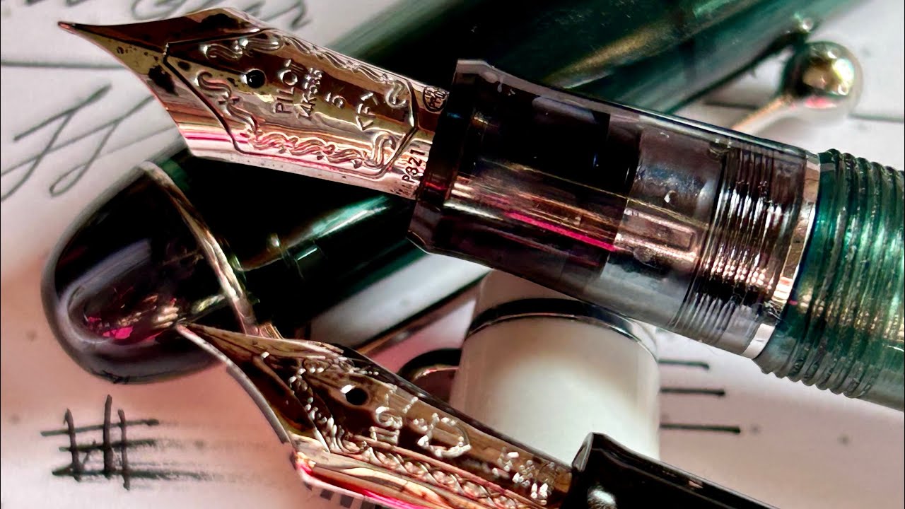 Pilot Custom 74 против Sailor Pro Gear Slim: лучшая перьевая ручка для начинающих с золотым пером?