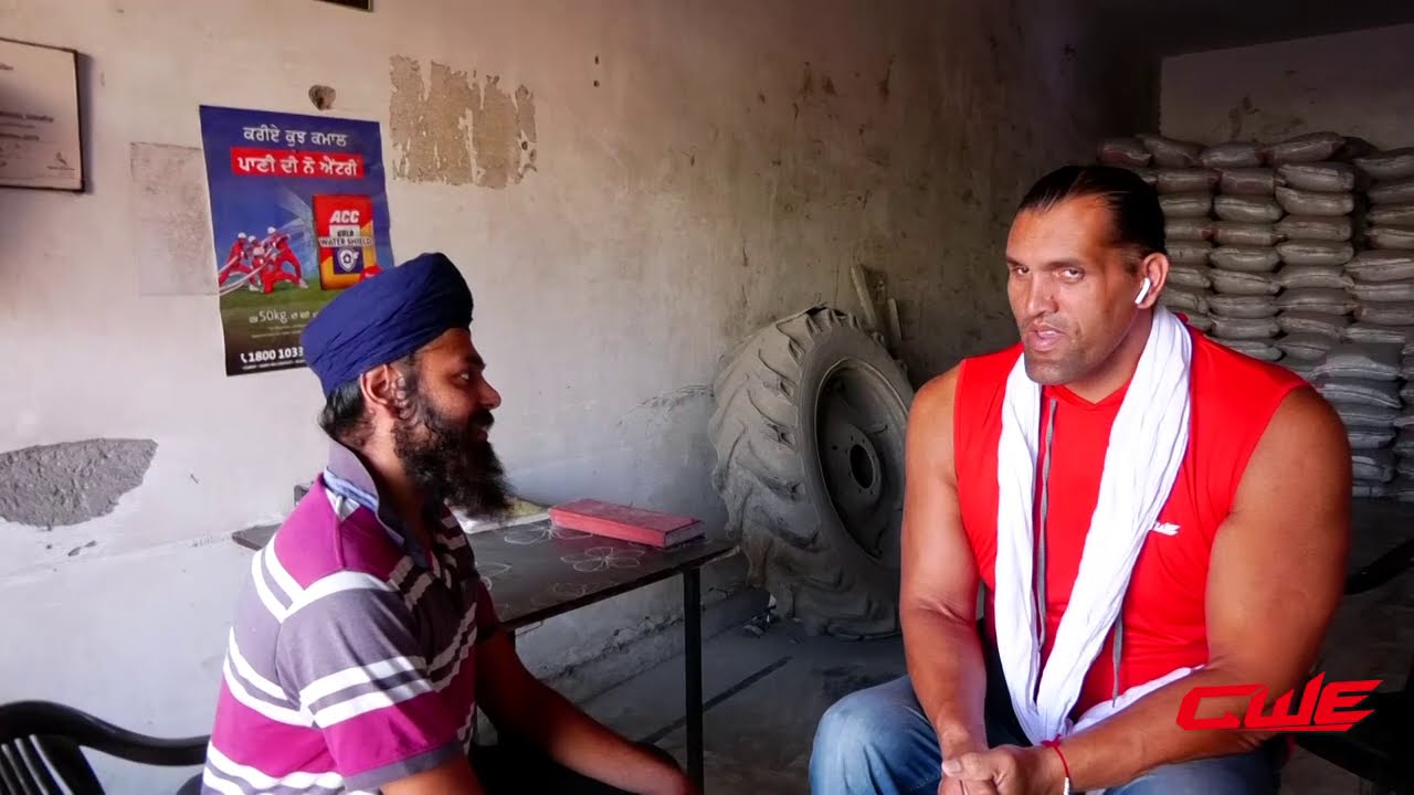 CWE | The Great khali testing Bricks