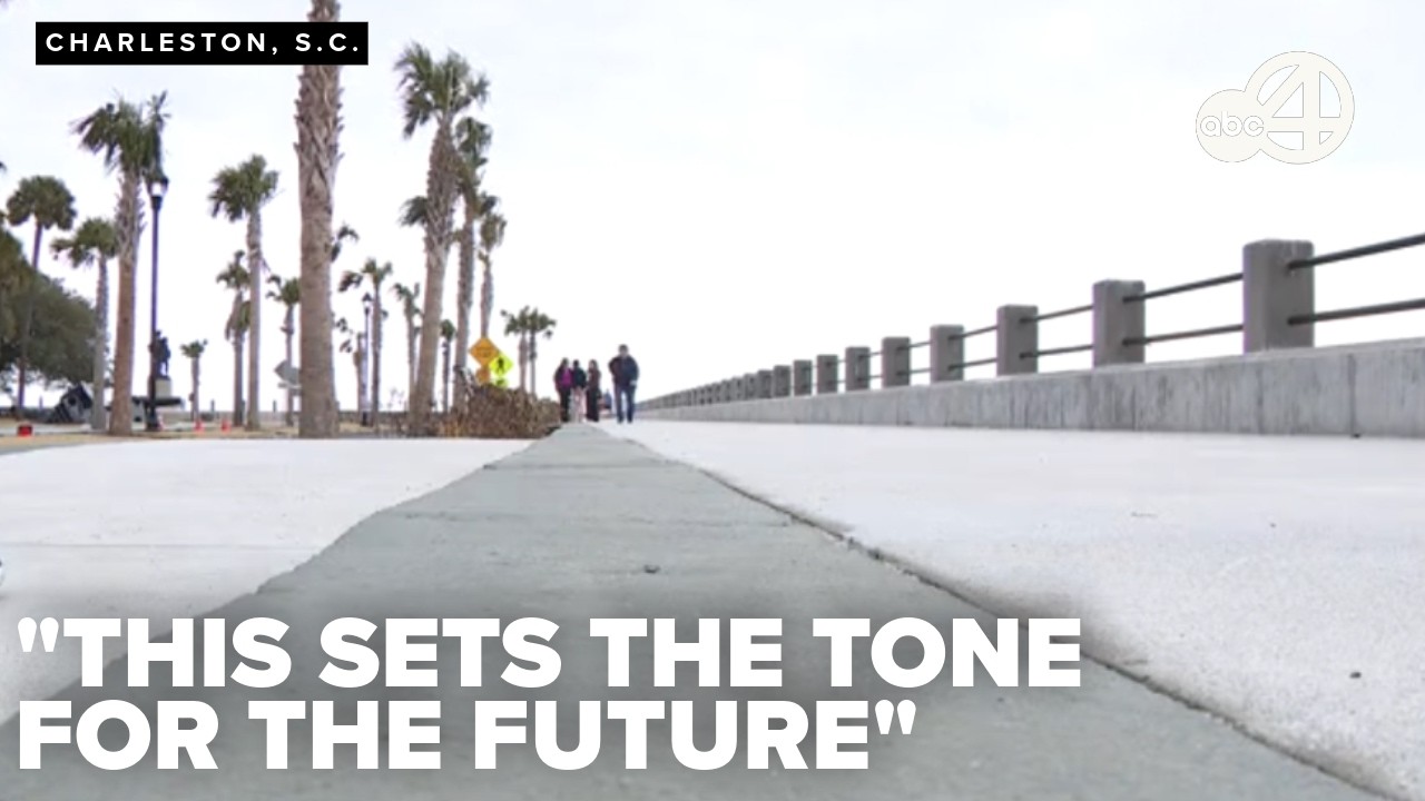 Neighbors near the Low Battery Seawall thankful for completion of project
