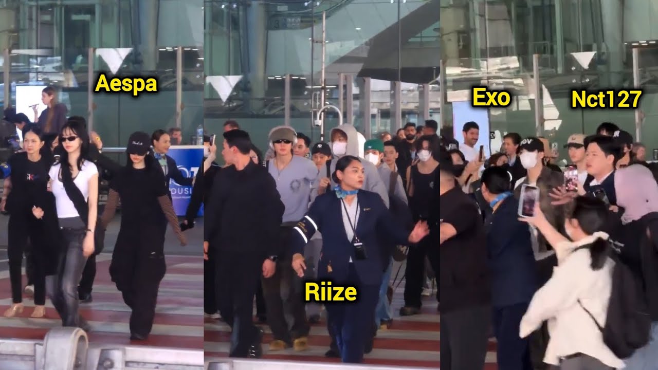 260213 Aespa, Riize, NCT, WayV, Exo, SMTR25 & more Arrived At Bangkok, Thailand For SMTown 2026