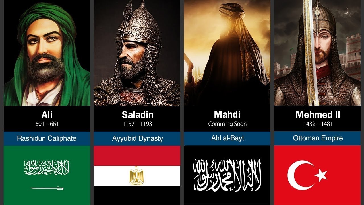 Mr Whaatwaa 100 Greatest Muslim Generals in History