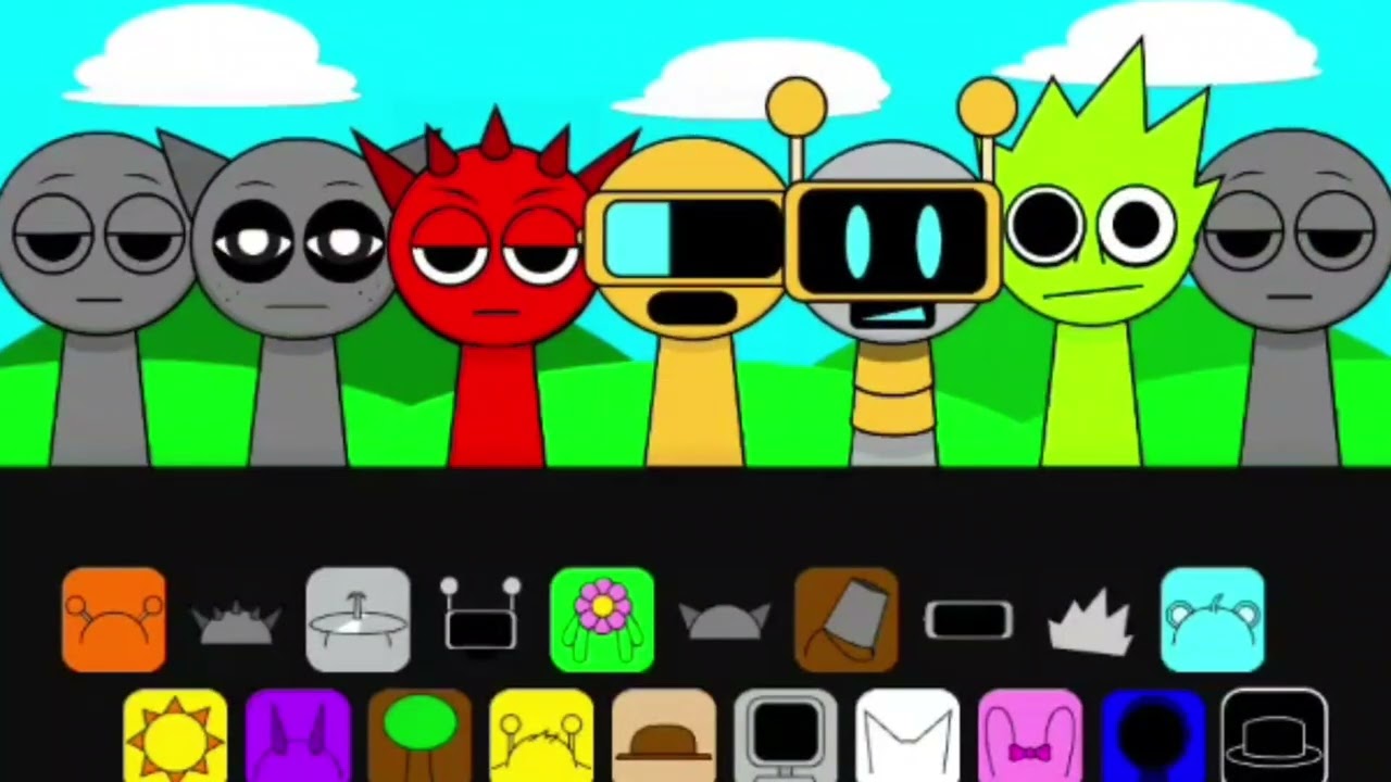 All sprunki game #sprunki #viral #video 