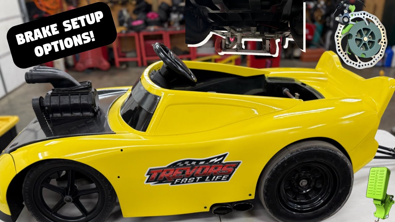 How to add brakes on your power wheels!