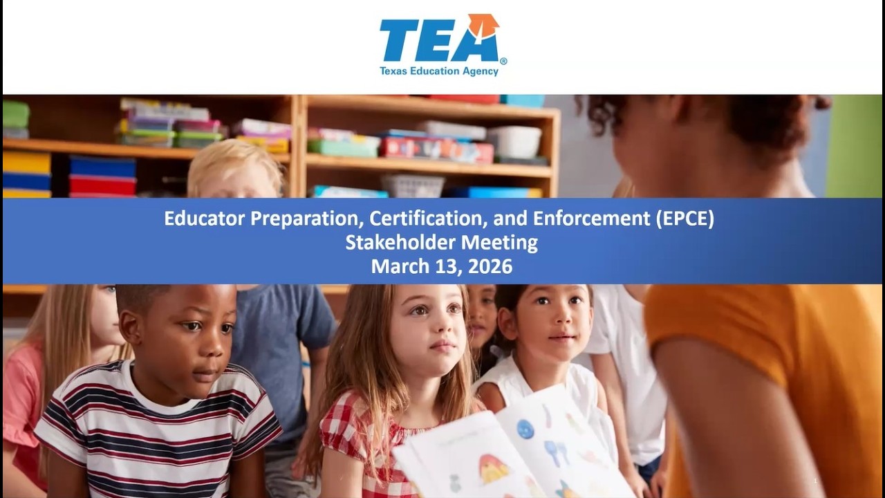 EPCE Stakeholder Meeting (March 13, 2026)