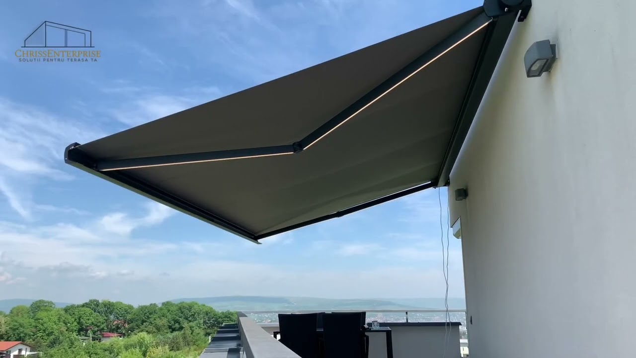 Copertina retractabila cu caseta montata de echipa SunScreen #copertineretractabile#pergolecluj