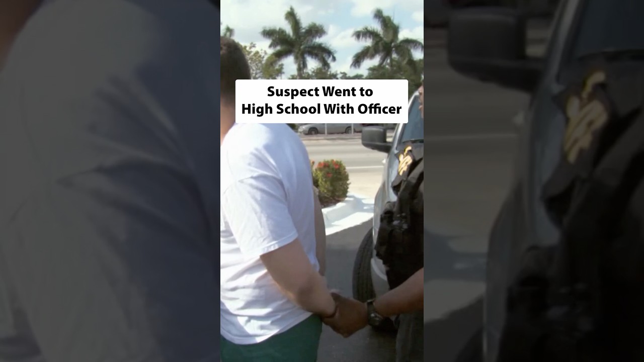 Driver Apologizes to Cop Before Realizing Other Officer Went to School With Him #arrest #copstvshow