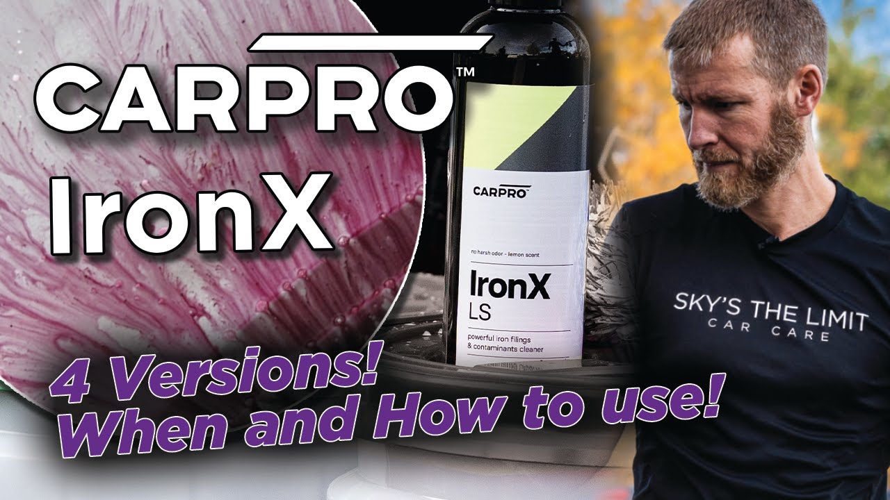 4 Variations of CARPRO IronX!? ◢◤ Sky's The Limit Car Care