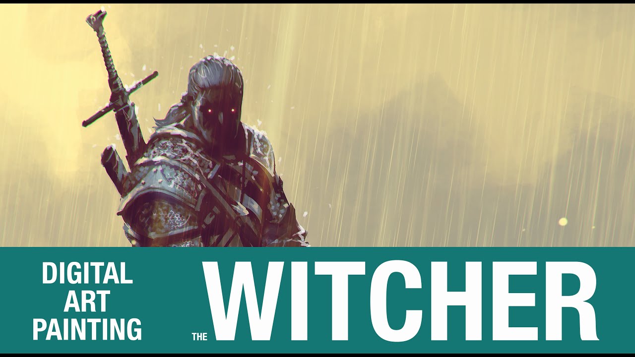 -Witcher- digital painting (simple)