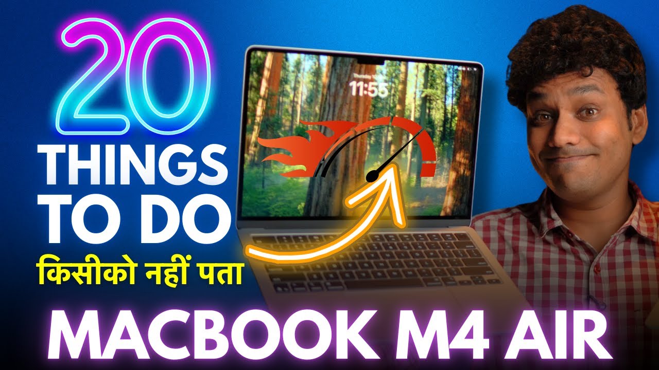 M4 Macbook Air FIRST 20 THINGS TO DO - Hidden Features, Setting In Hindi