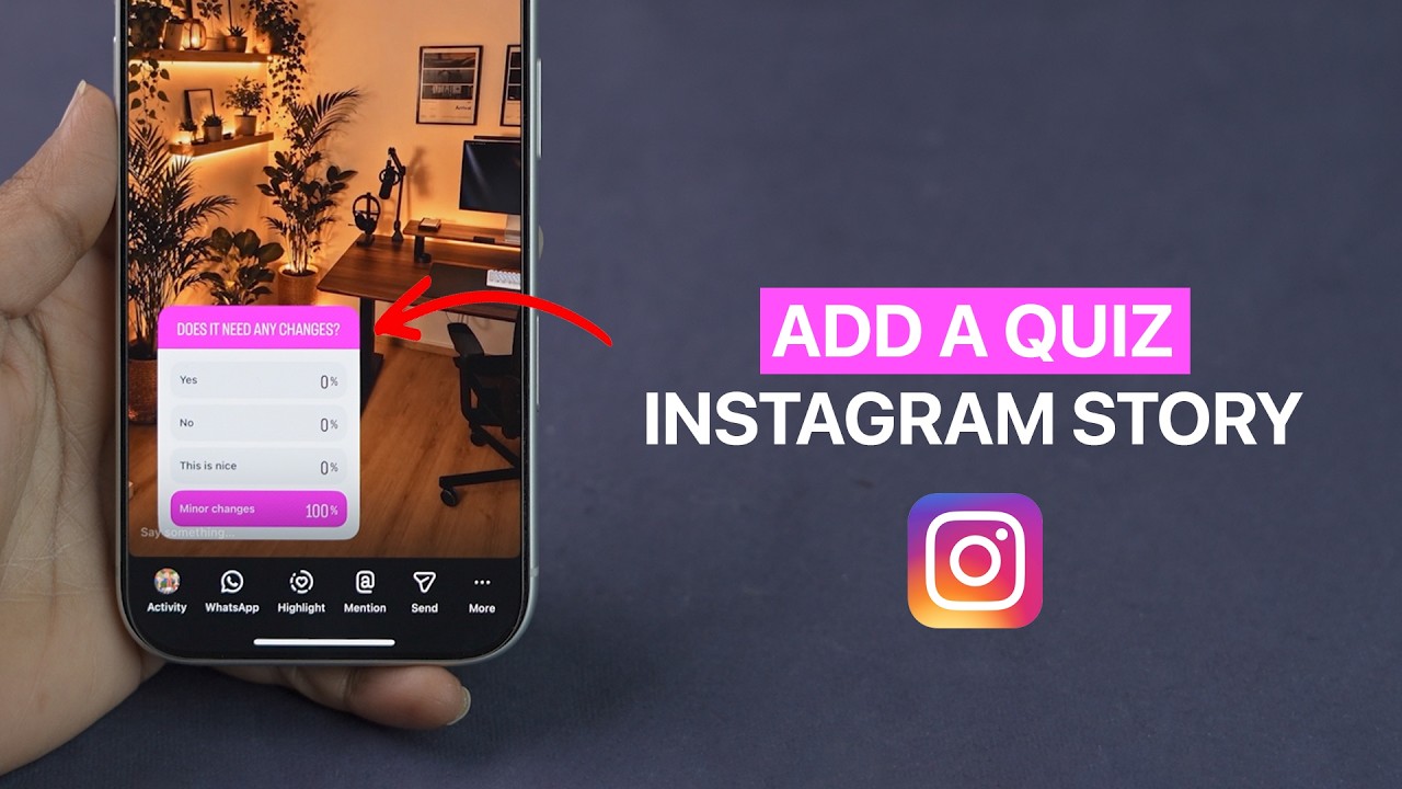 Как добавить викторину в историю Instagram?