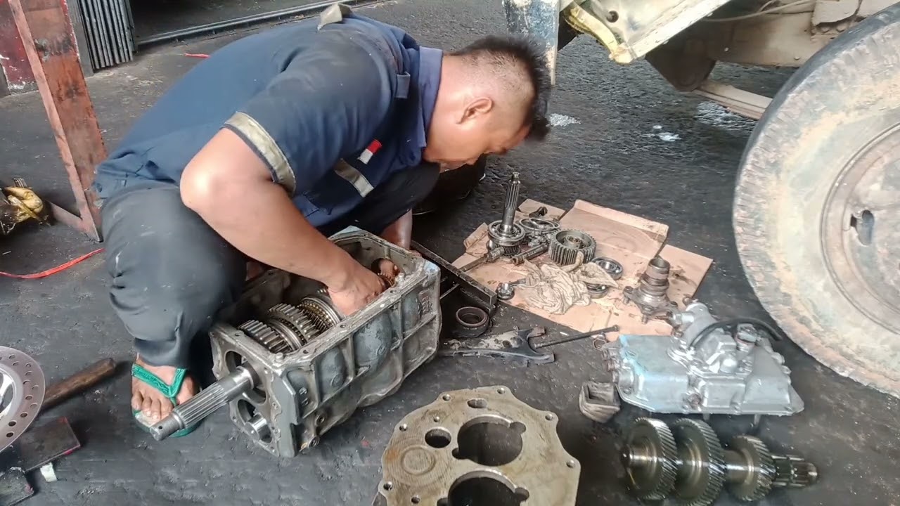 merakit transmisi 120 ps ril & Ditail