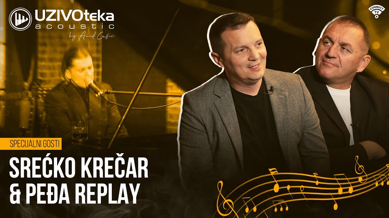 Uživoteka Acoustic #01 | Srećko Krečar & Peđa Replay sa Anidom Ćušićem – cela emisija (2026)