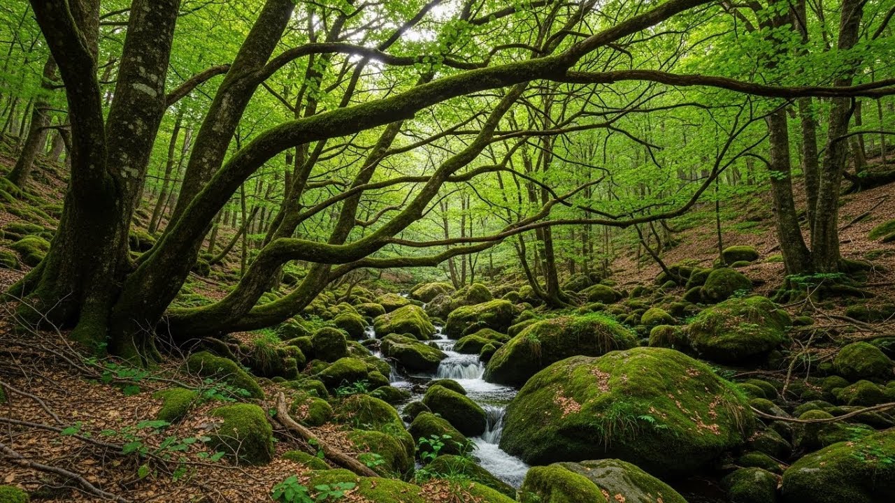 Beautiful sounds for relaxation and meditation / Birdsong / Stream Sounds