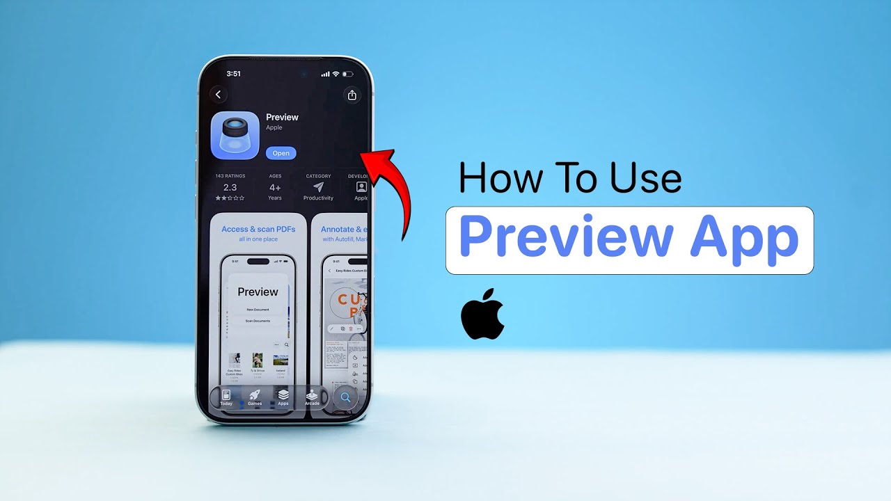 Как использовать приложение Preview на iPhone (iOS 26)?
