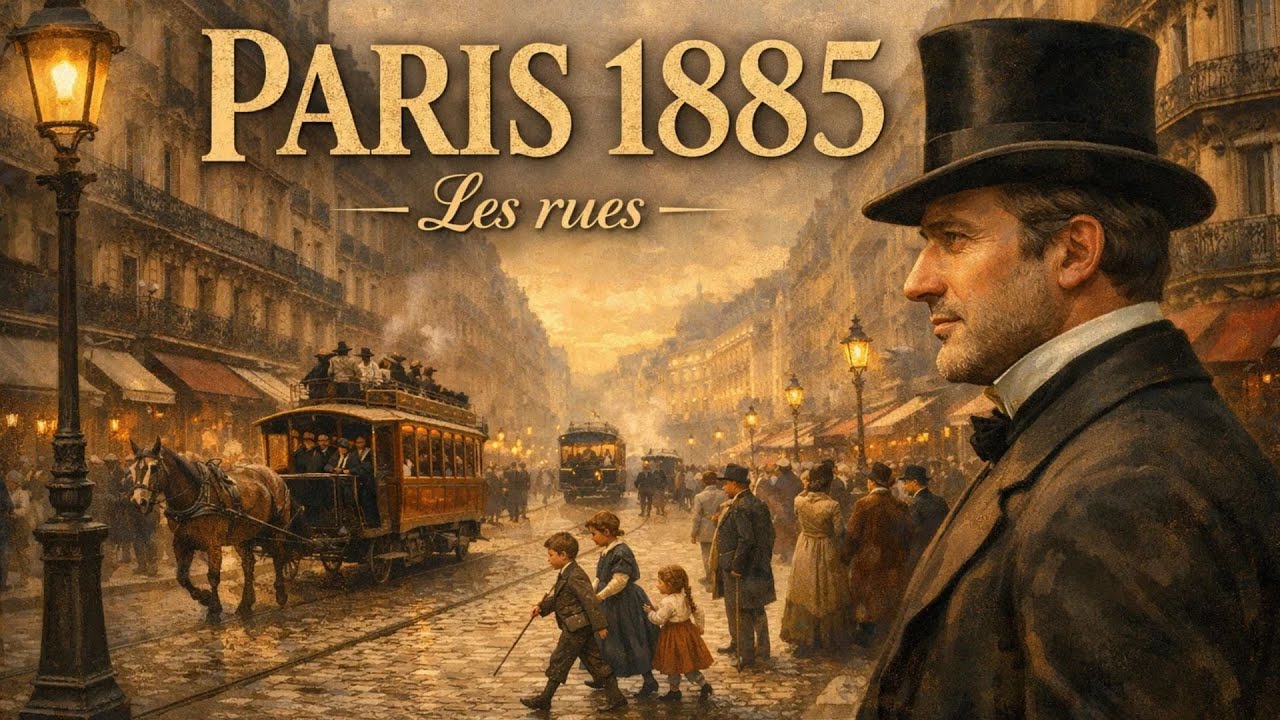 Ainsi étaient les rues de Paris en 1885