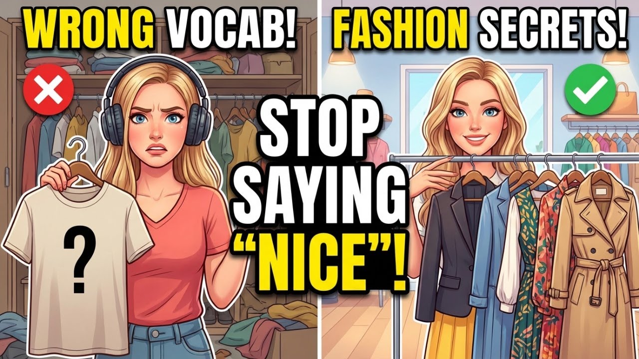 How to Describe Fashion and Clothing Styles in English | Almost Everyone Says This Wrong Now!