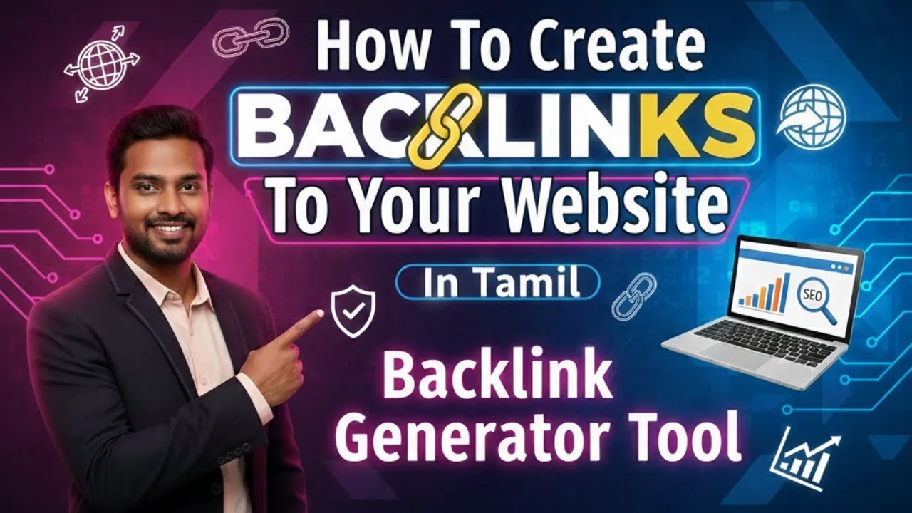 How to Create Backlinks to Your Website in Tamil 🚀 Backlink Generator Tool 🚀 Website SEO #Tamil