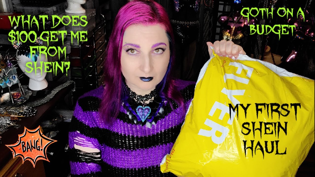 Мой первый SHEIN HAUL Goth по бюджету ГОТИЧЕСКАЯ ОДЕЖДА И АКСЕССУАРЫ Что я получу за 100 долларов...