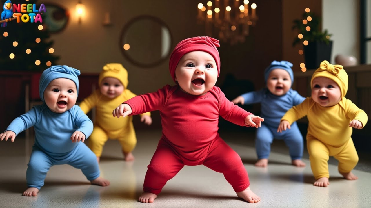 Jingle Bells Song | Baby Dance & Holiday Fun with Neela Tota Christmas Song for Kids & Toddlers