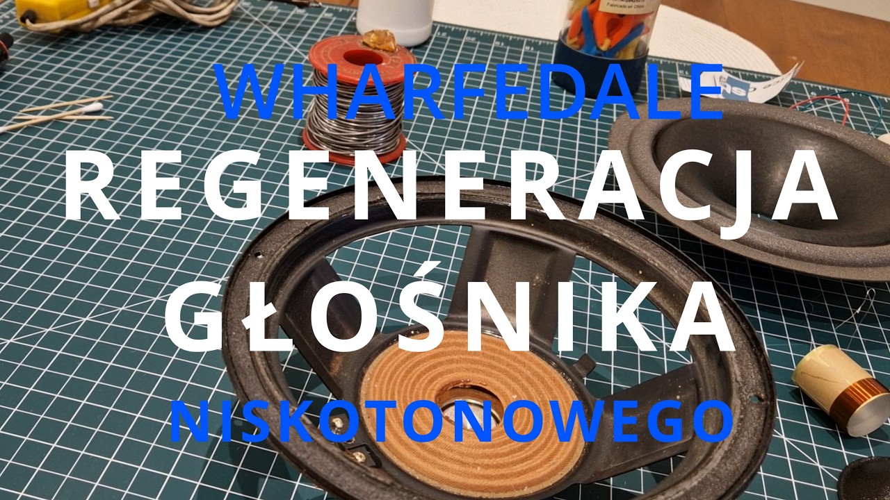 JAK NAPRAWIĆ USZKODZONY GŁOŚNIK ?... REGENERACJA GŁOŚNIKA. STARE RADIA LAMPOWE I NIE TYLKO ...