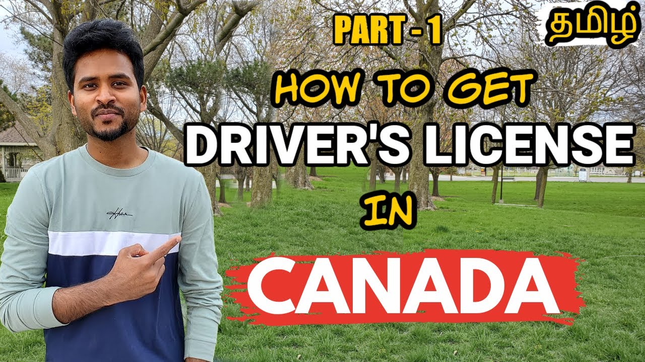 How to get Driving License in Canada for New Immigrants and International Students | Canada தமிழ்