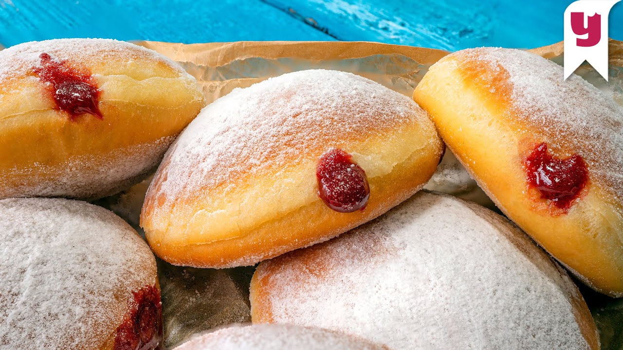 Evde Yapılamaz mı Sandınız!? Tam Ölçülü Berliner (Alman Çöreği Krapfen) Tarifi - Tatlı Tarifleri