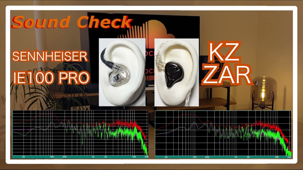 SENNHEISER IE100PRO vs KZ ZAR [IEMs Chinese In-Ear Sound Comparison 中華イヤホン音比較]