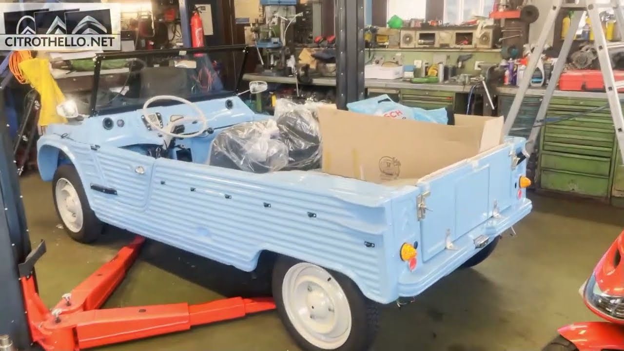 CITROEN MEHARI 1972 602cm3 RESTAURATION TOTALE 07.   #mehari #citroenmehari #citroën2cv #oldtimer