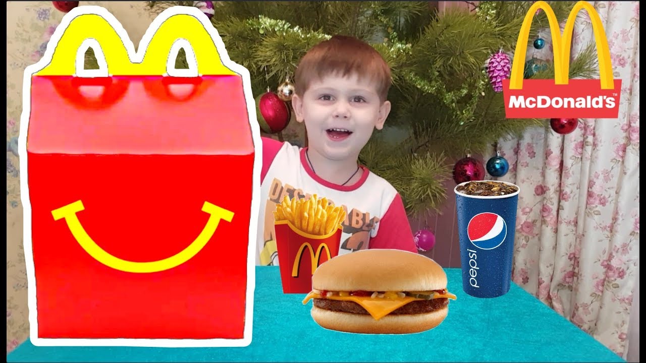 Открываем Heppy meal! Ищем игрушку! Кушаем бургер!)