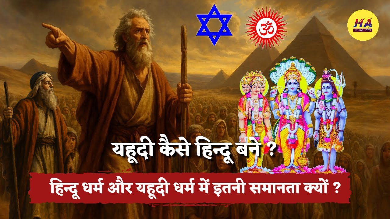 यहूदी धर्म और हिंदू धर्म में इतनी सामानता क्यों ? | यहूदी धर्म | हिंदू धर्म | Hamara Ateet |