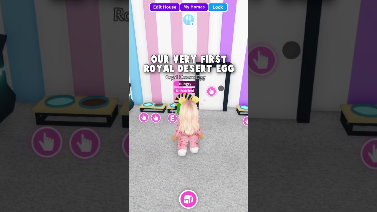 Opening My FIRST ROYAL DESERT EGG!🌵🥚 #adoptme #shorts #roblox