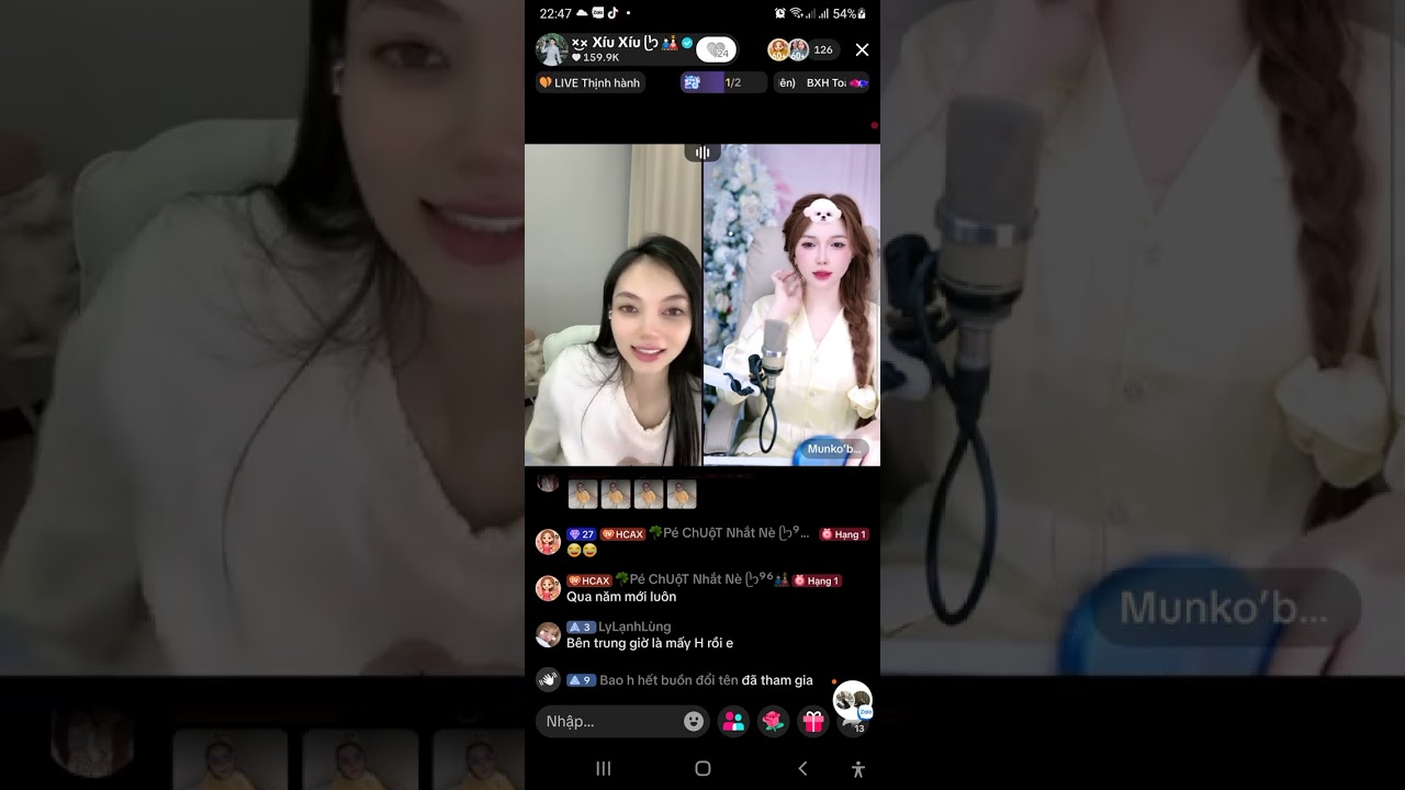 Xíu live tiktok tối ngày 29/12   p1