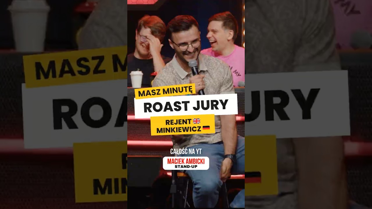 Maciek Ambicki w Masz Minutę | Roast Sebastian Rejent & Mieszko Minkiewicz #standup #comedy #roast