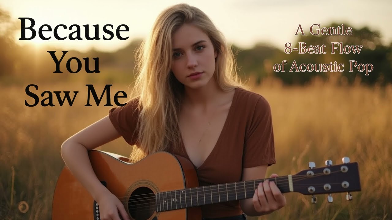 🎵Because You Saw Me　(Original Song)    A gentle 8-beat flow of Acoustic Pop