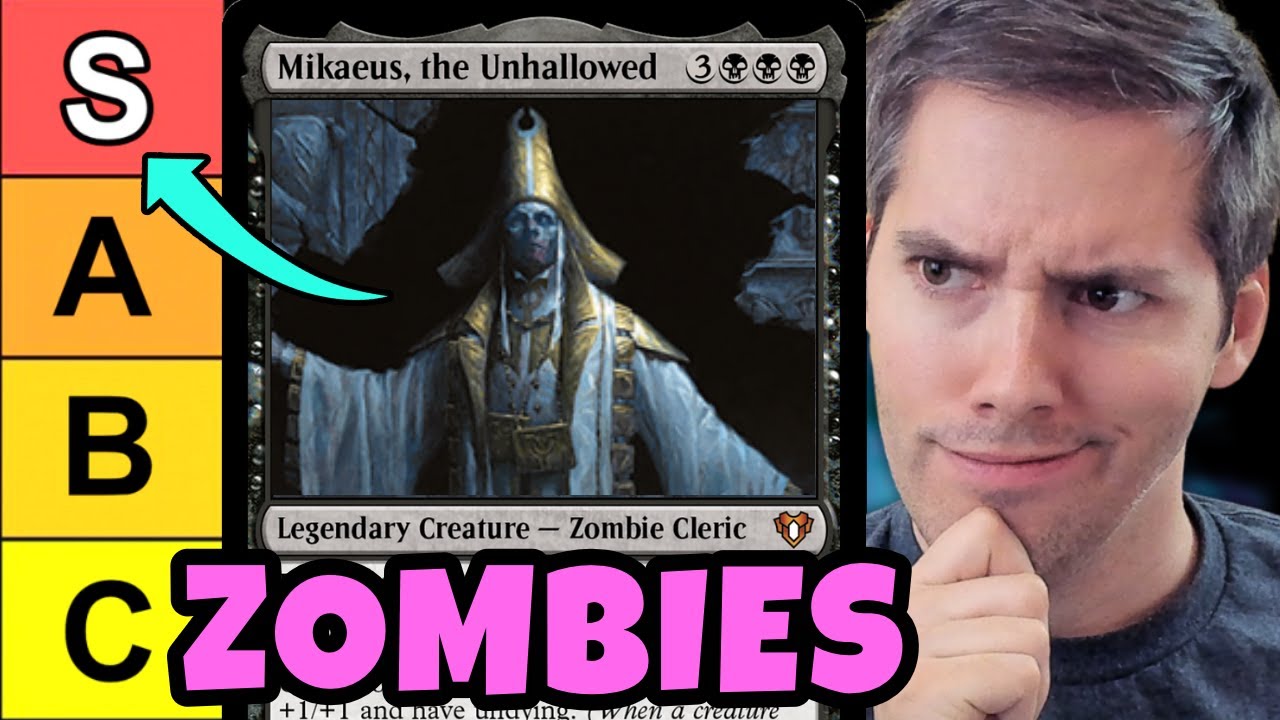 1 Hour of Ranking Zombie Cards on a Tier List | Magic: The Gathering