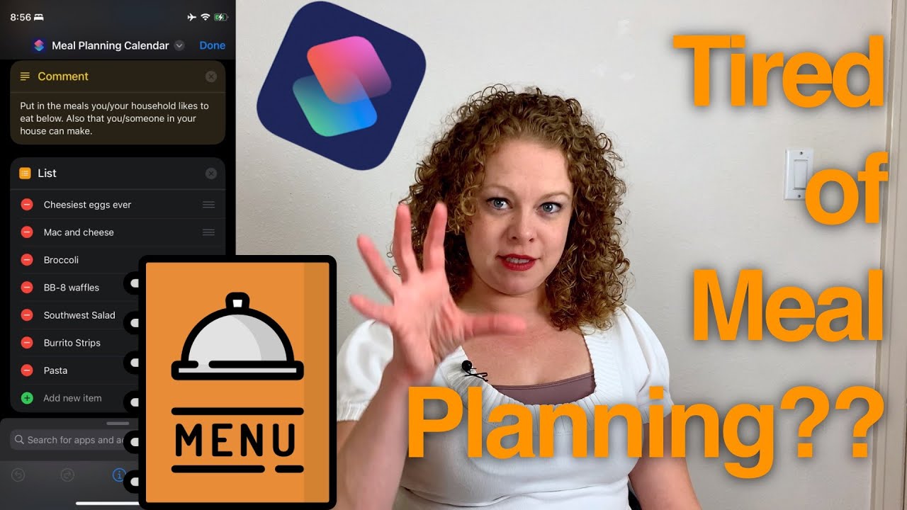 Make Meal Planning Decisions easier use Shortcuts on iPhone (and lower Decision Fatigue!)