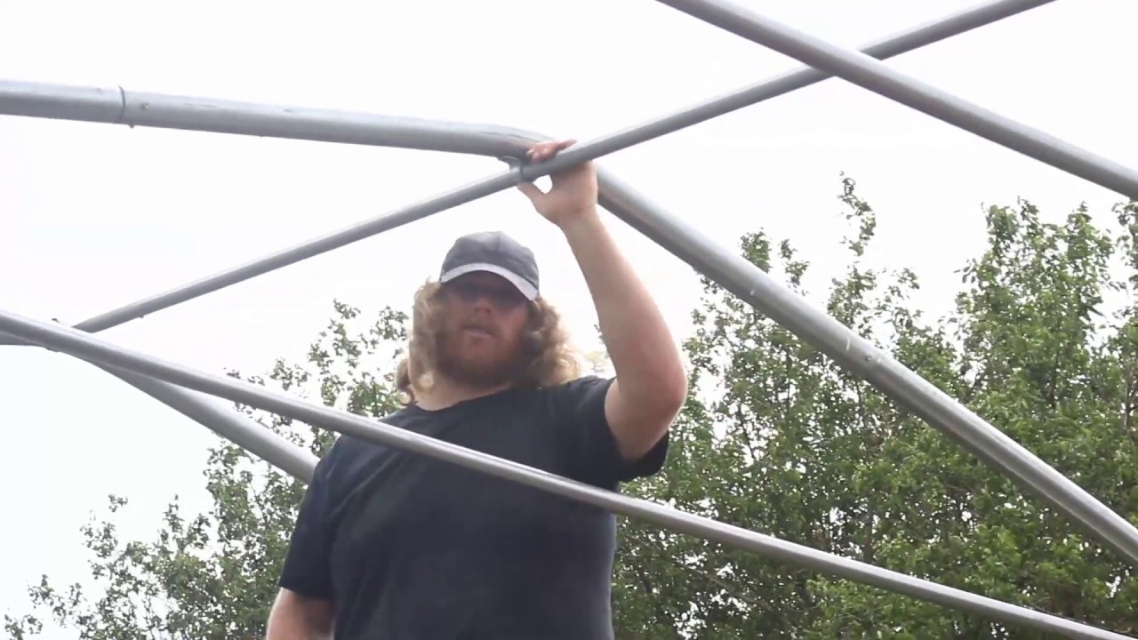 How To Build Zimmerman High Tunnel Part 4 (purlins and bracing)