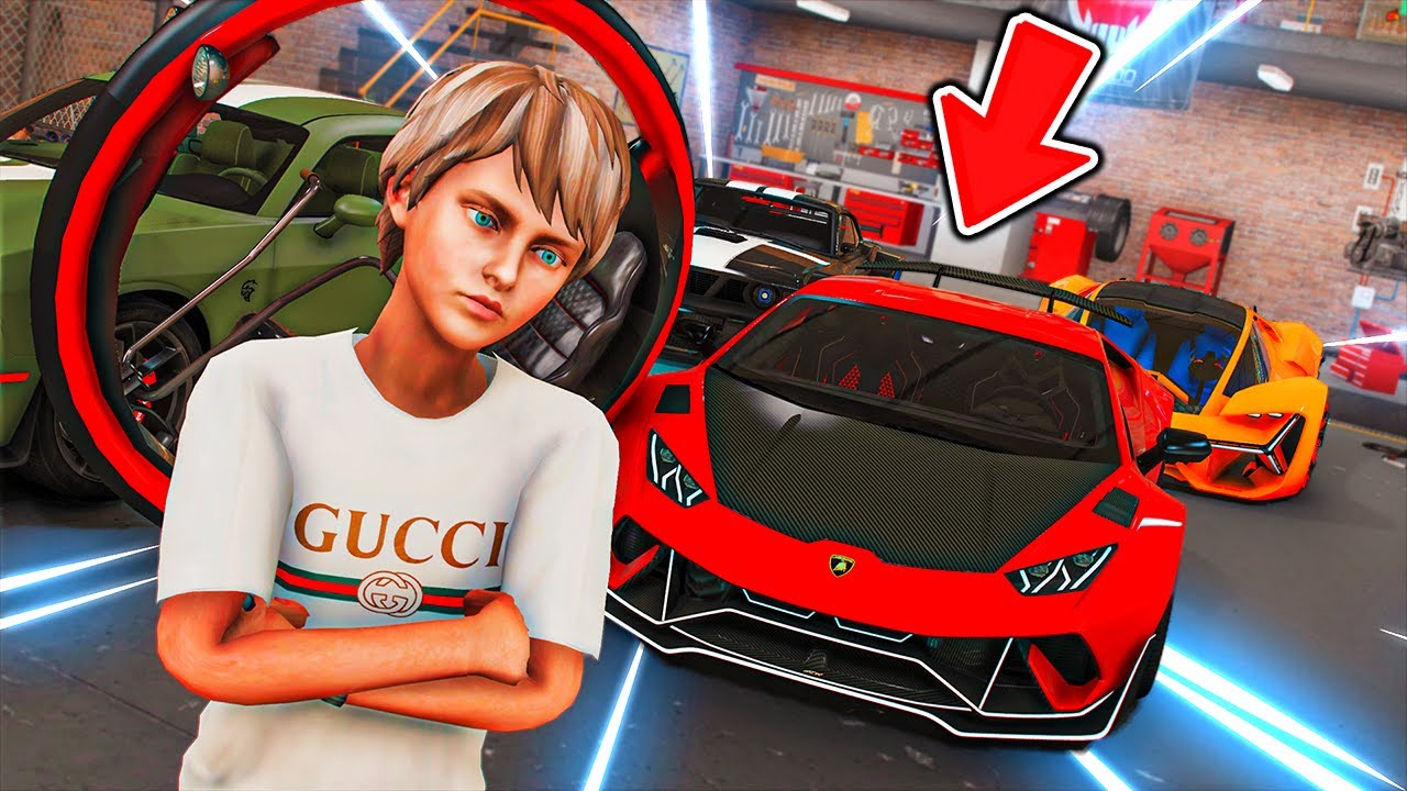 GTA V #32 ( الجار المليونير ) :😰 قراج سيارات العصابة السري
