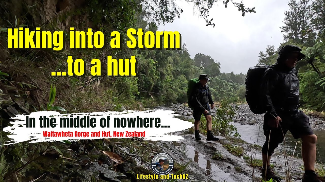 Hiking into a Storm- to a hut in the middle of nowhere...