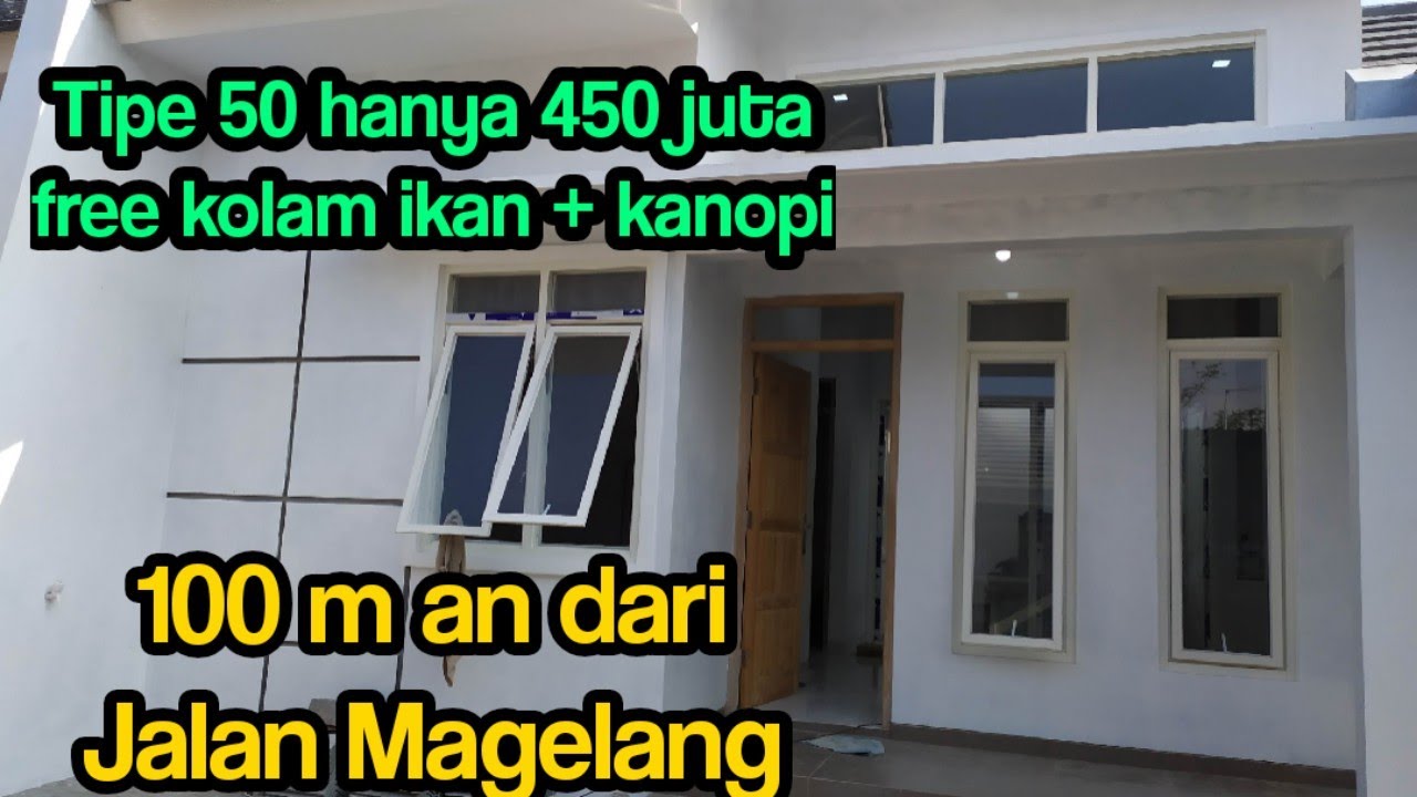 Rumah Murah Jogja di Jalan Magelang dekat Jalan Raya