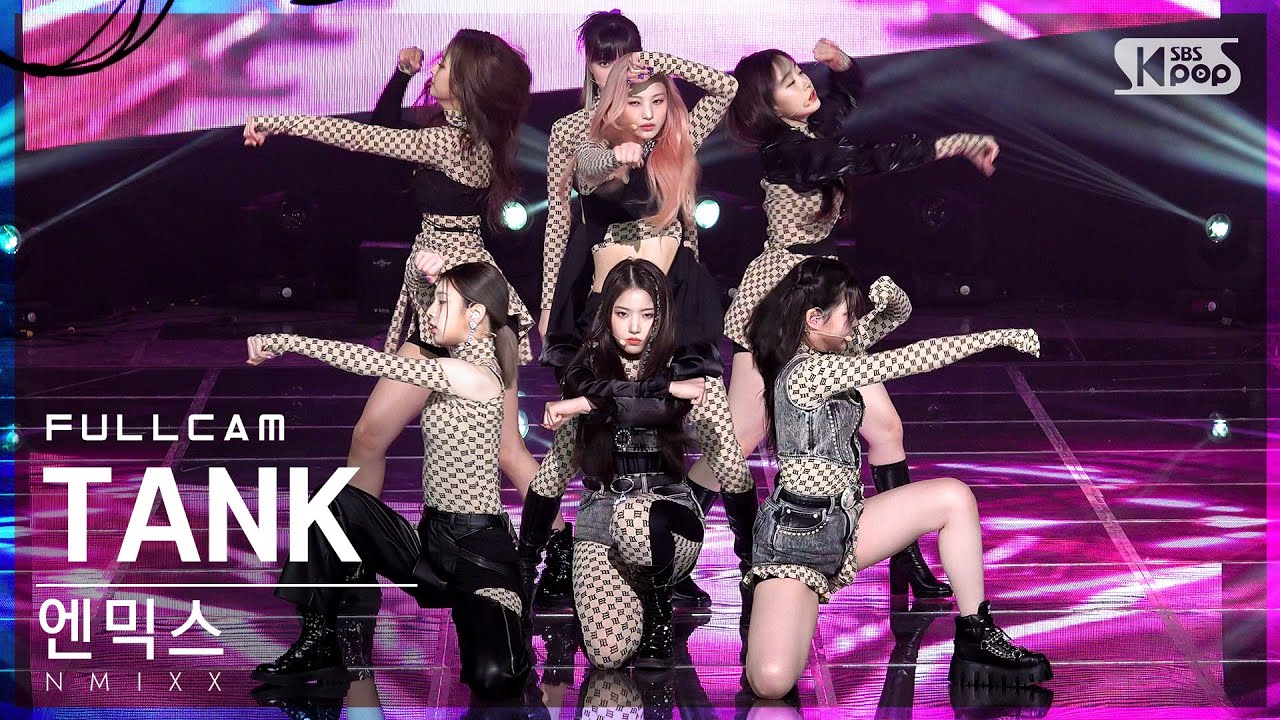 [안방1열 직캠4K] 엔믹스 '占(TANK)' 풀캠 (NMIXX 'TANK' Full Cam)│@SBS Inkigayo_2022.04.03.