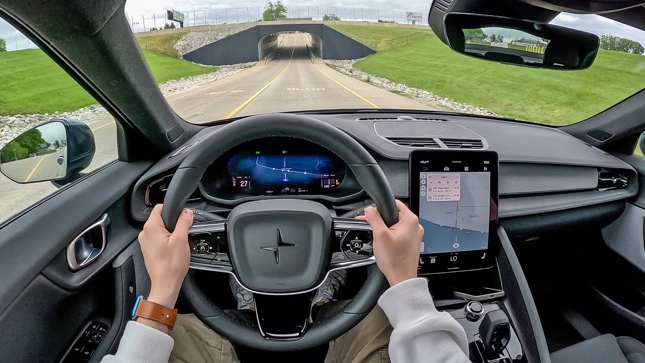 2024 Polestar 2 Long Range Single Motor - POV Quick Drive (Binaural Audio)